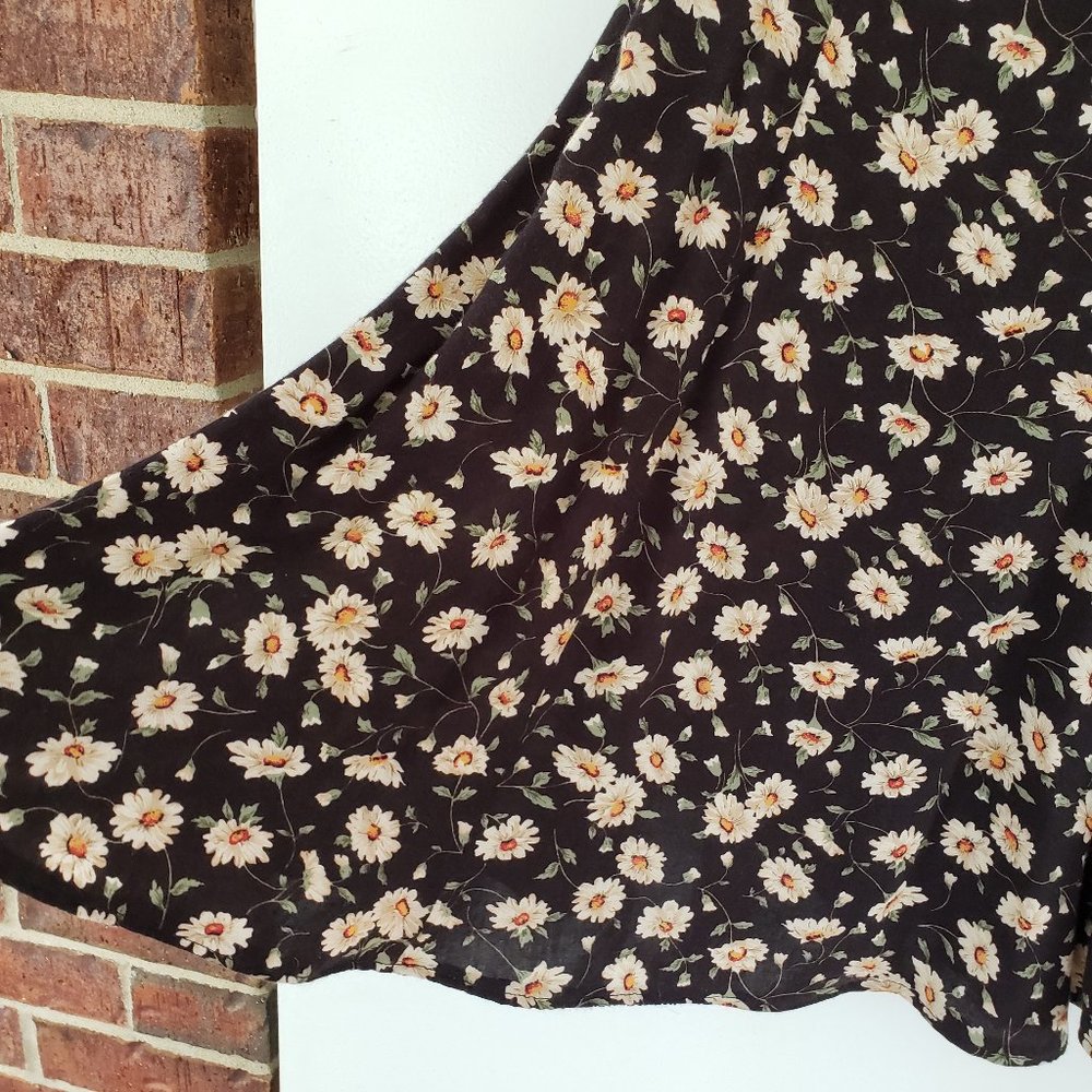 SOLD Daisy Dress 90's Flower Grunge Mini XS/S - Picture 3 of 11